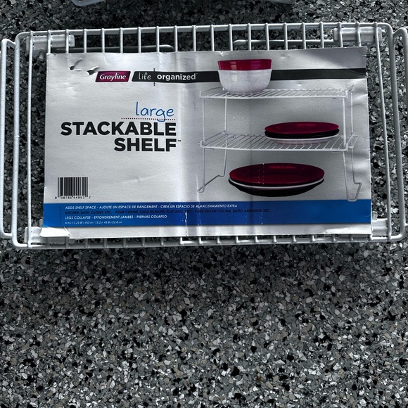 Grayline Large Stackable Shelf - Picture 2 of 3